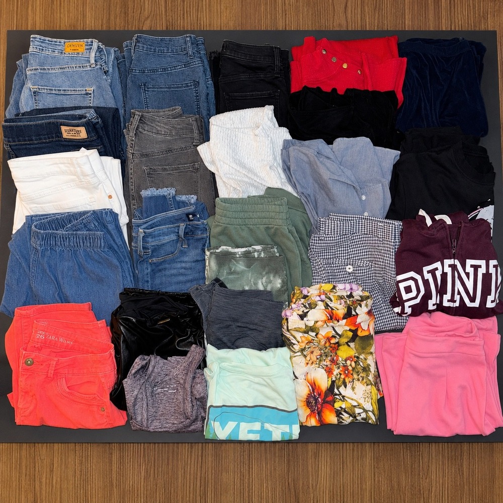 Women Mixed Size Reseller Box Abercrombie Levi Hollister Under Armour 25 piece